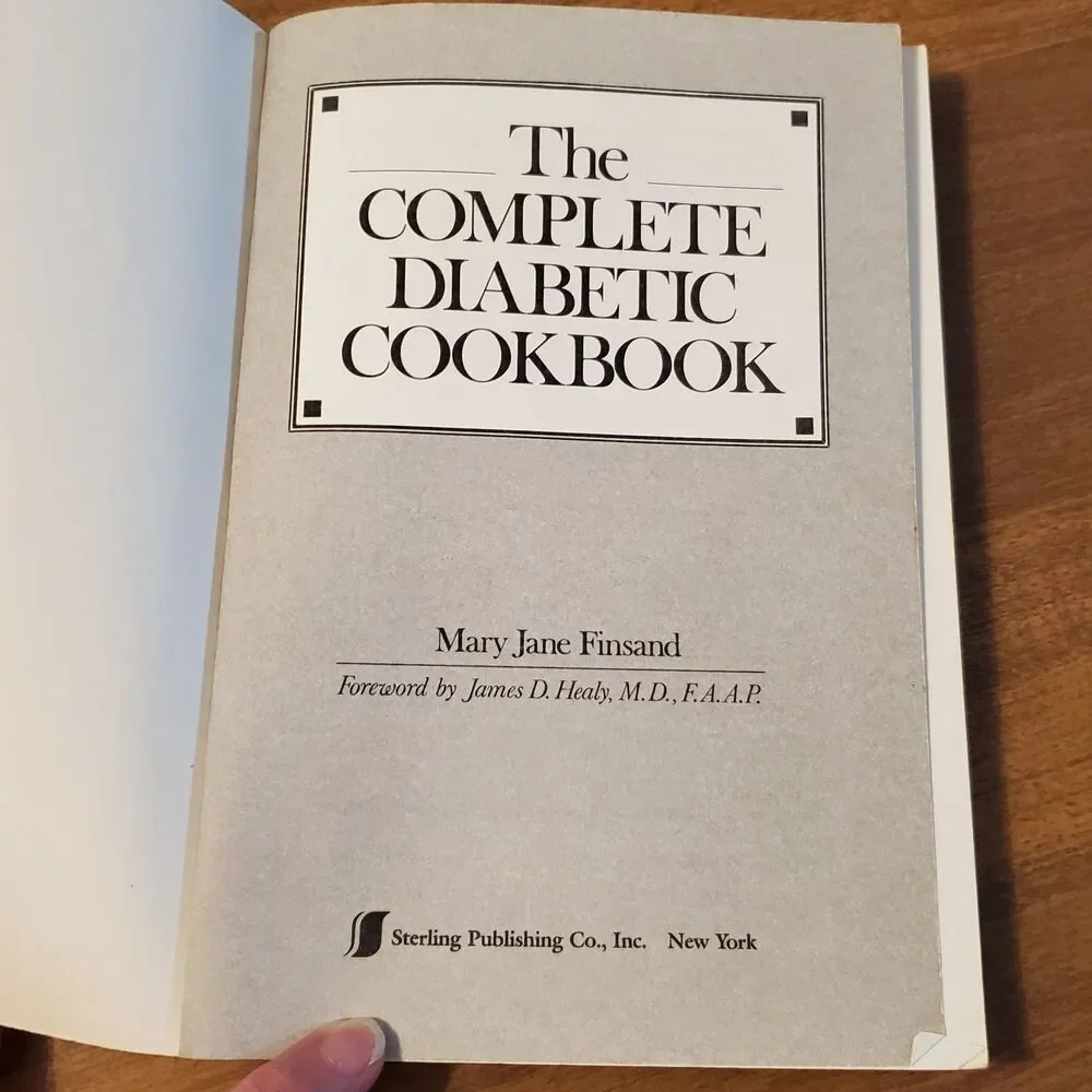 The Complete Diabetic Cookbook Paperback Mary Jane Finsand Vintage